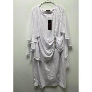 NEW Hanna Nikole Womens Dress sz 18W white